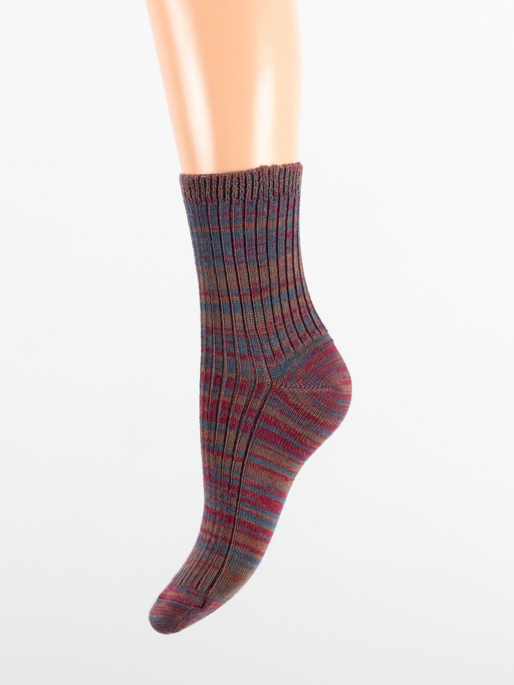 Costina Melange in Caldo Cotone – Donna — Porpora