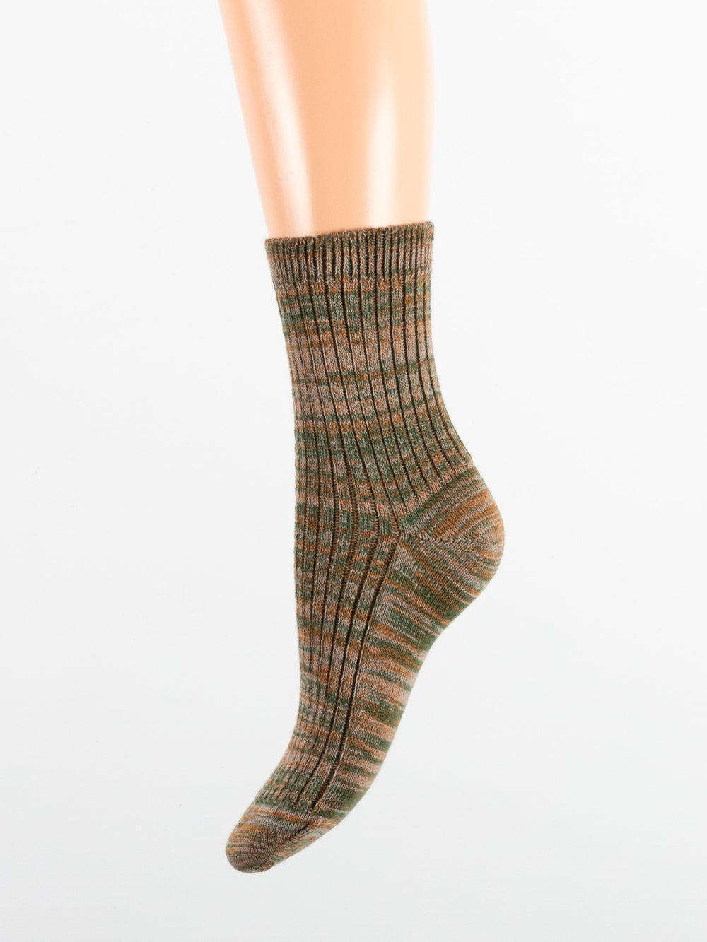 Costina Melange in Caldo Cotone – Donna — Beige