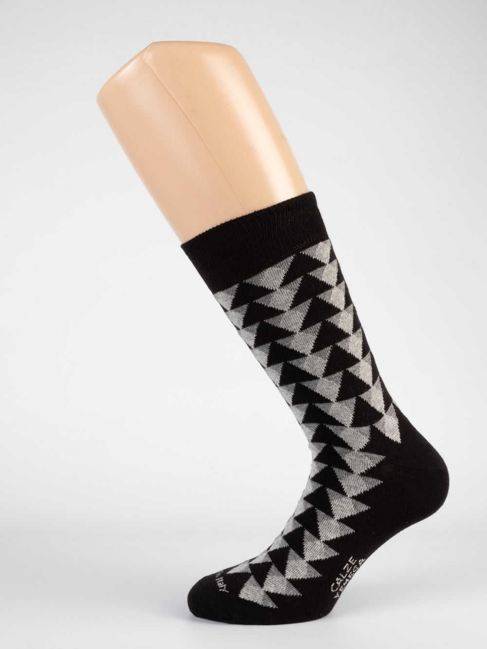 Triangoli 3D in Caldo Cotone – Uomo — Nero