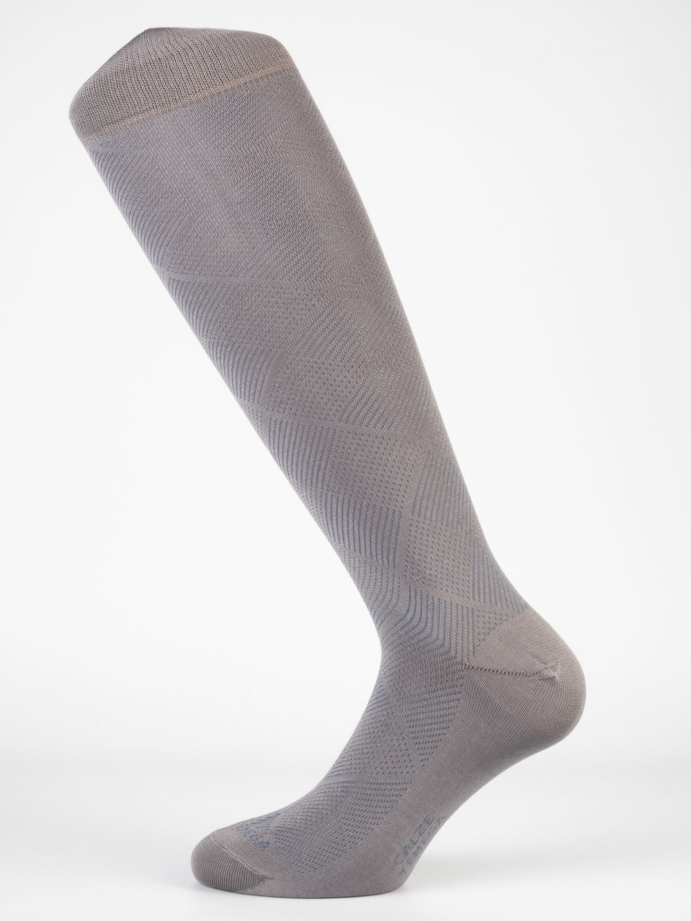 Rombi Traforati in Filo di Scozia – Uomo — Grigio