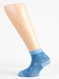 Pois Melange in Filo di Scozia – Bimbo, colore Azzurro - Yemega