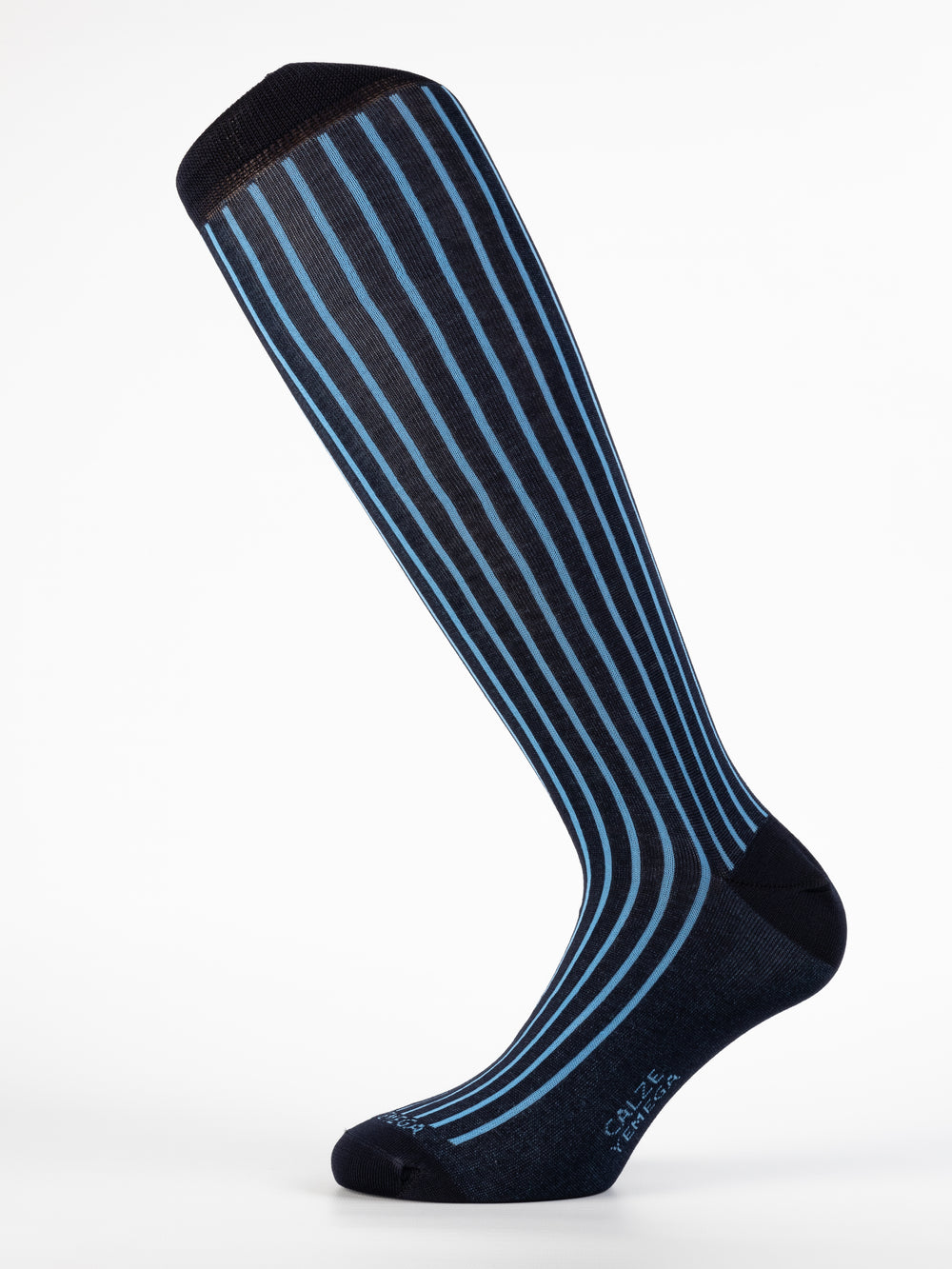 Costina Classica in Filo di Scozia – Uomo — Blu navy