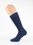 Calze costina da uomo in cashmere