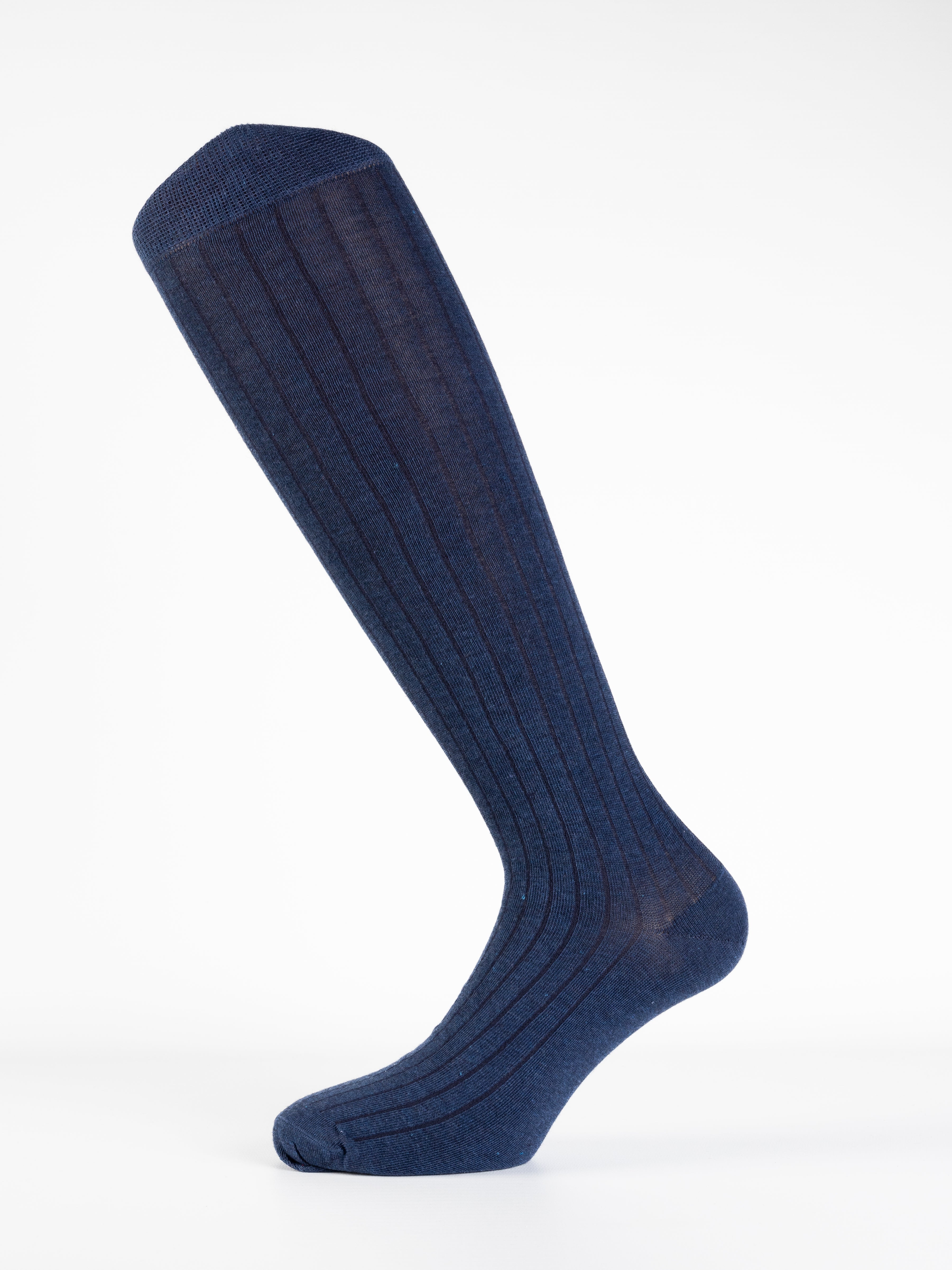 Calze costina da uomo in cashmere