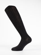 Calze costina da uomo in cashmere