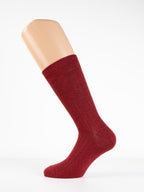 Calze costina da uomo in cashmere