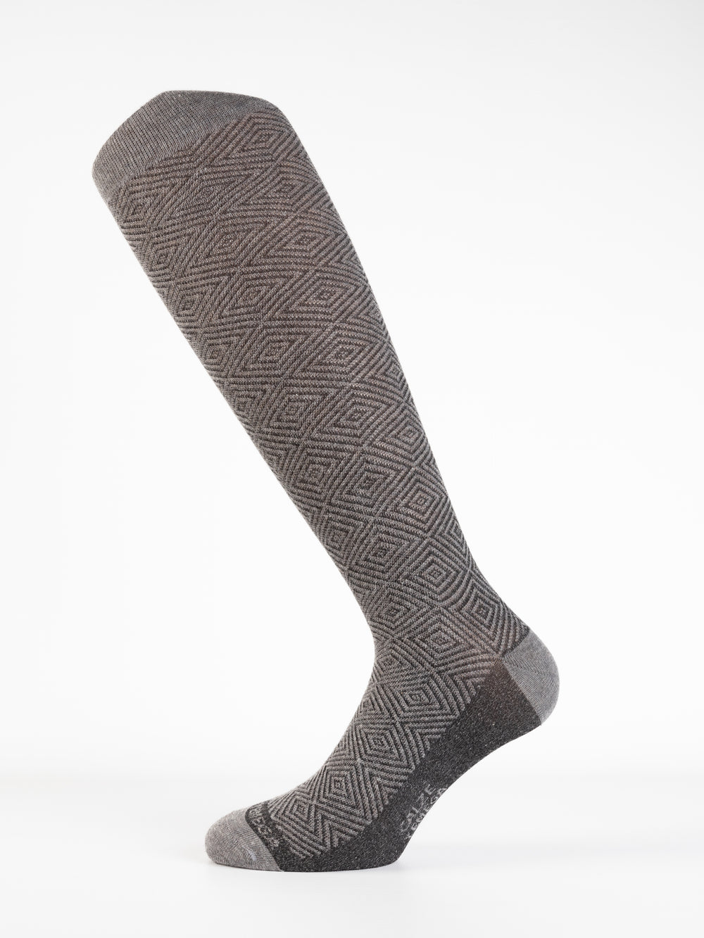 Rombi Links in Caldo Cotone – Uomo — Grigio