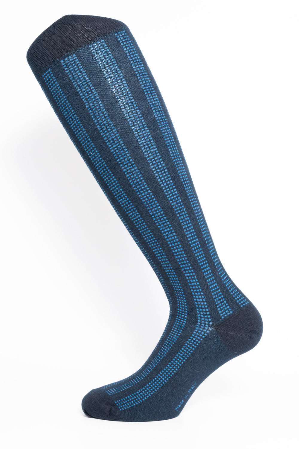 Costina Quadretti in Caldo Cotone – Uomo — Blu navy