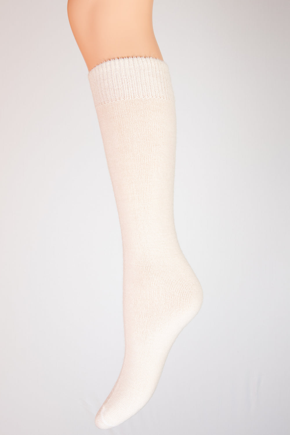 Sofficione Pastello Classico in Angoretta – Donna — Bianco