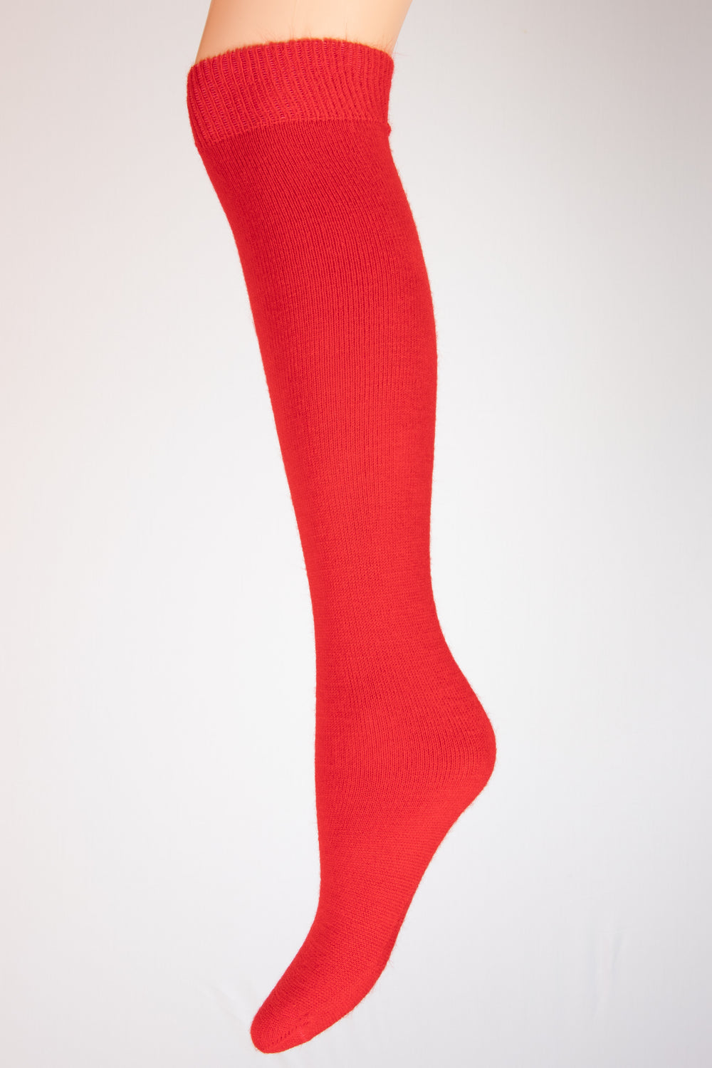 Sofficione Pastello Classico in Angoretta – Donna — Rosso