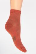Costina Corto in Caldo Cotone – Donna, colore Mattone - Yemega