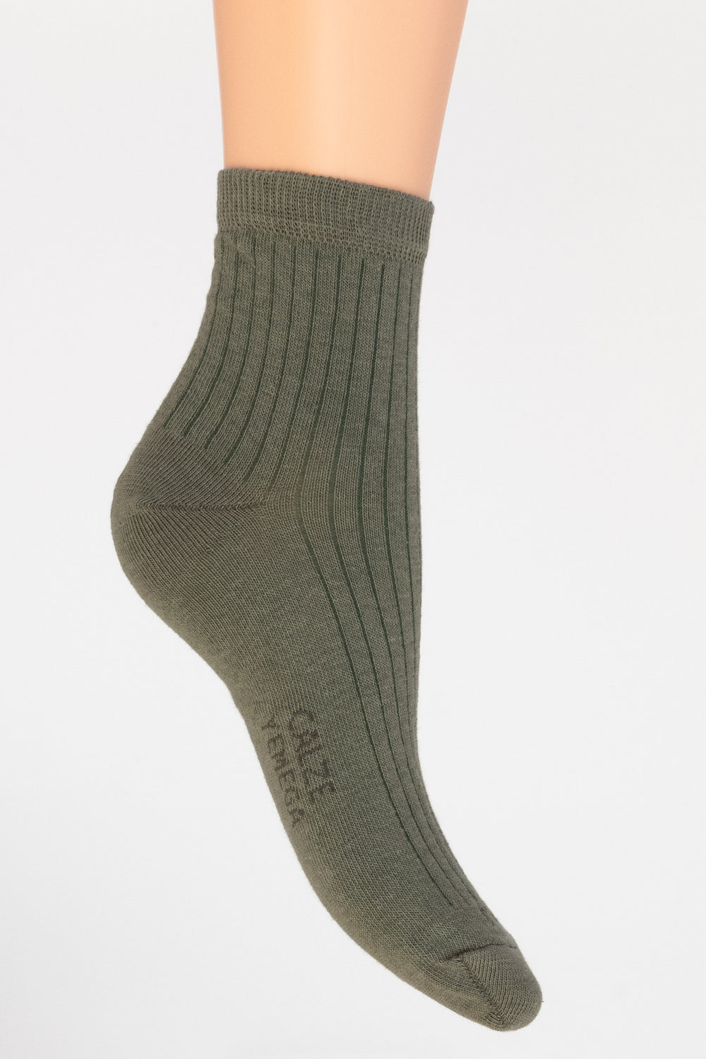 Costina Corto in Caldo Cotone – Donna — Verde