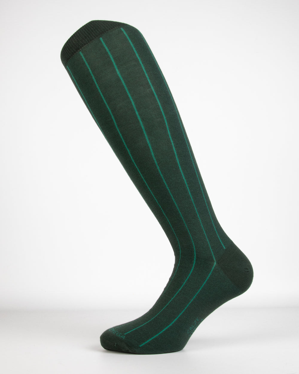 Costina Larga Color in Caldo Cotone – Uomo — Verde