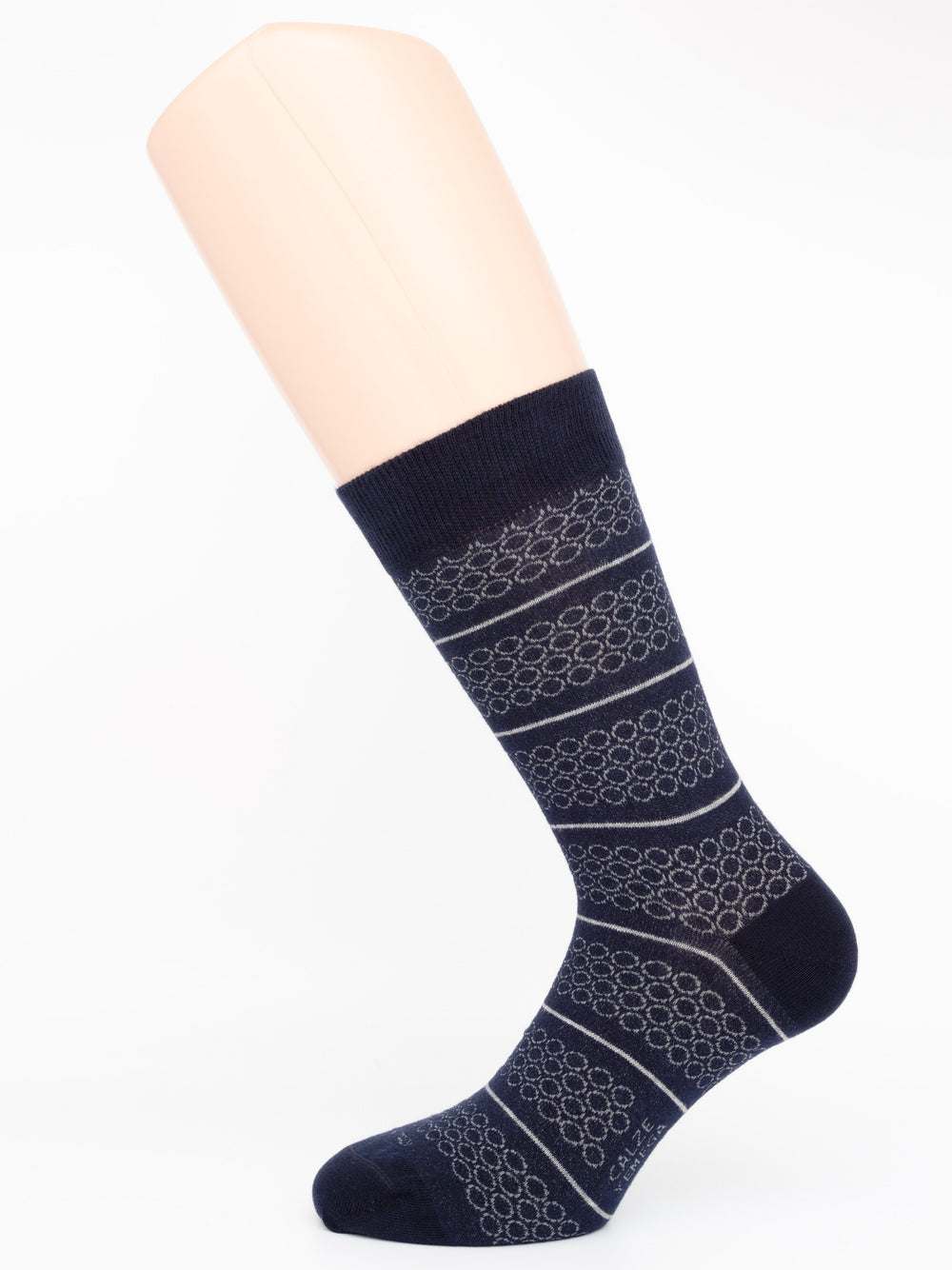 Cerchi con Rigo in Caldo Cotone – Uomo — Blu navy