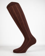 Costina Larga Color in Caldo Cotone – Uomo, colore Marrone - Yemega