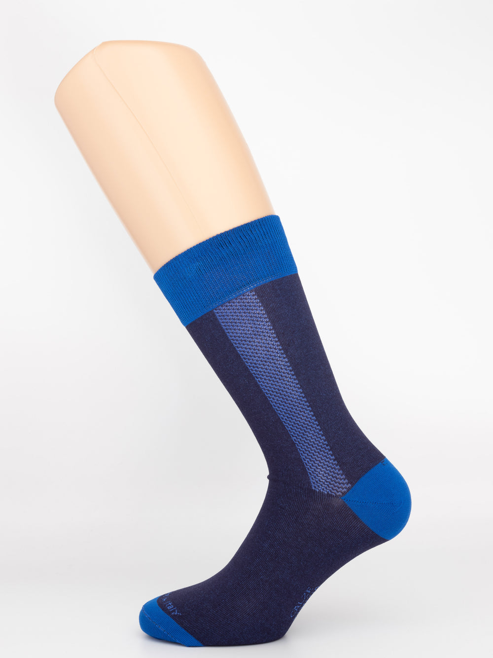 Greca in Filo di Scozia – Uomo — Blu navy