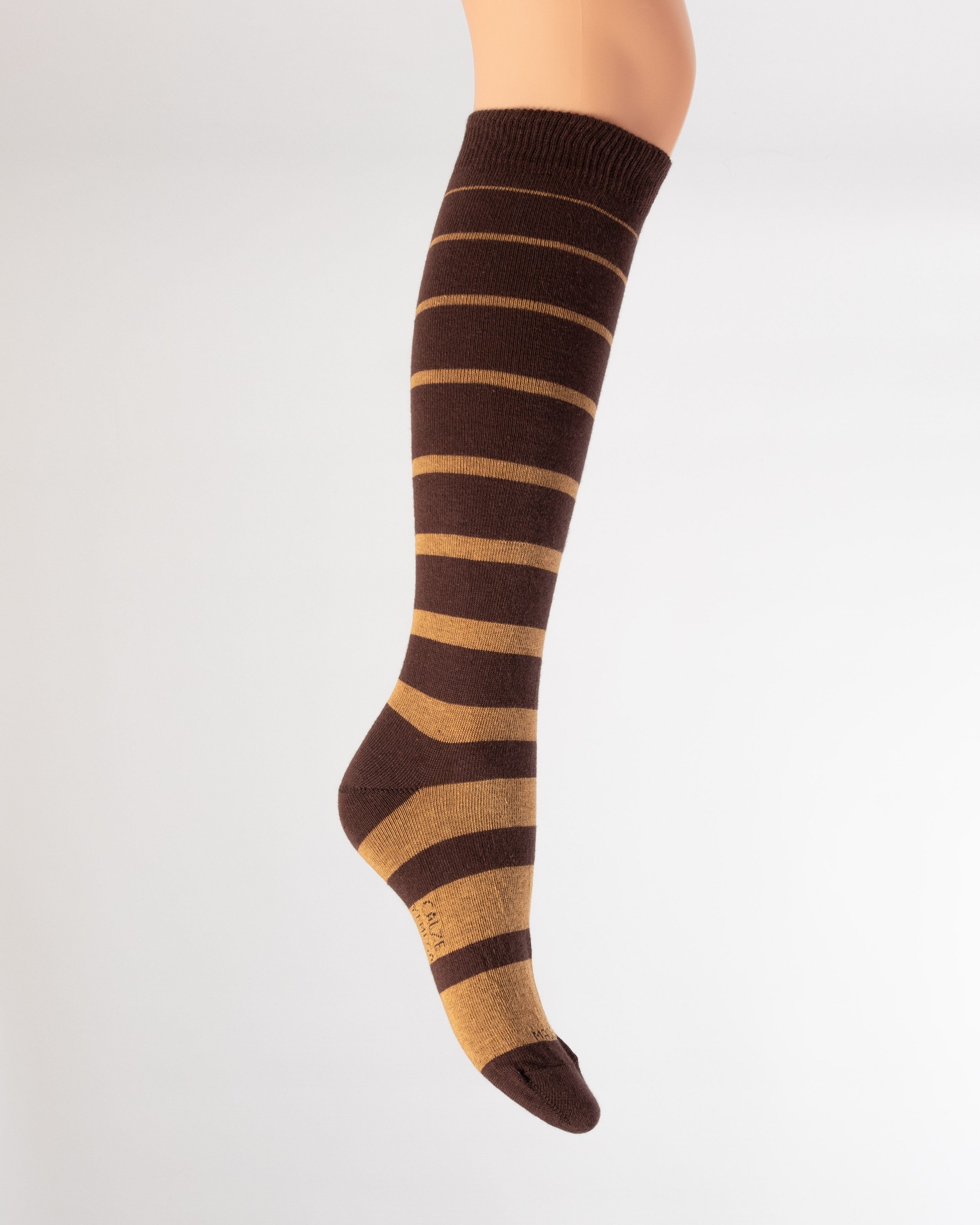 Calza donna rigato