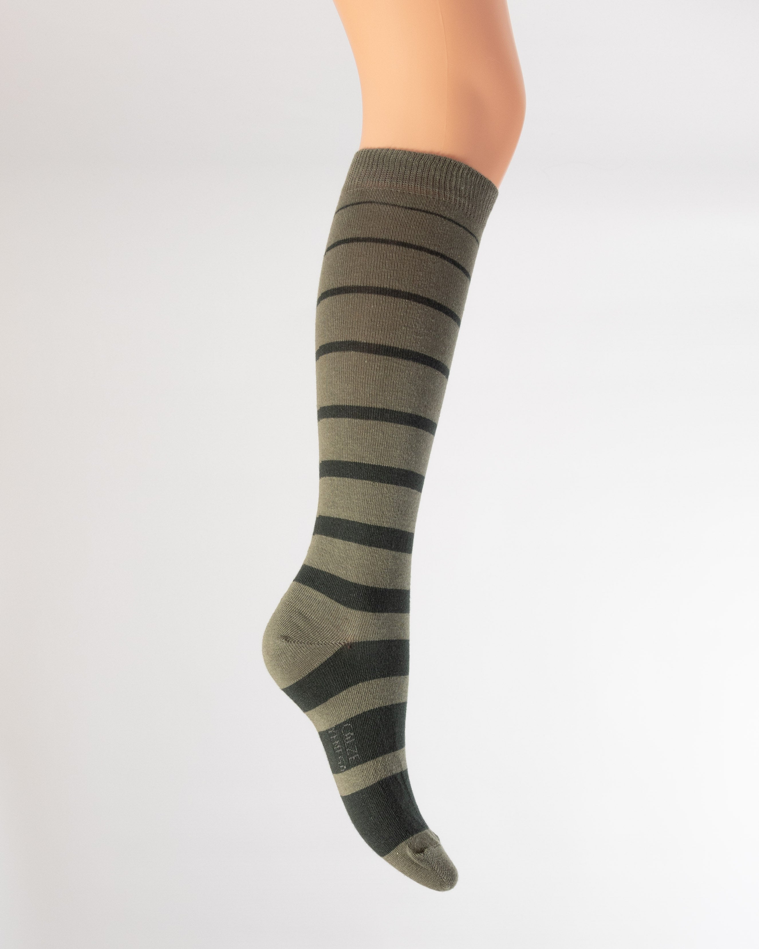 Calza donna rigato