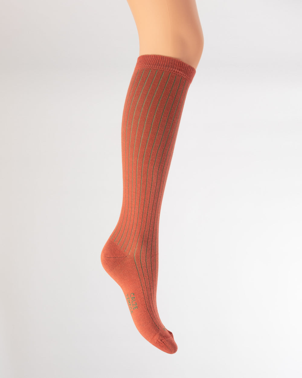 Costina Lungo in Caldo Cotone – Donna — Mattone