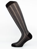 Costina e Rombi in Filo di Scozia – Uomo, colore Nero - Yemega