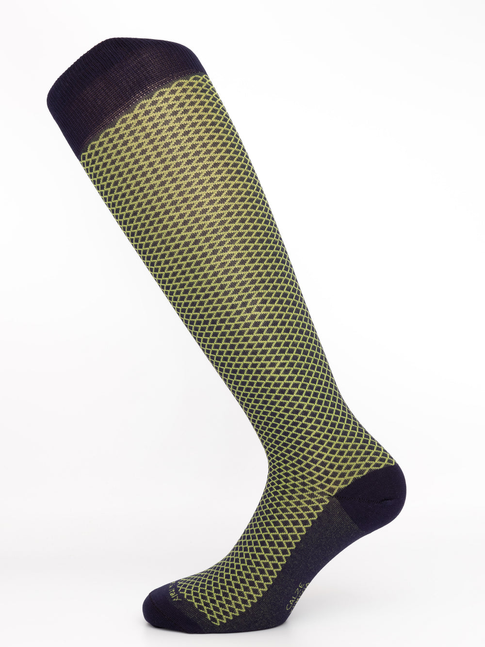 Rombi in Filo di Scozia – Uomo — Blu navy