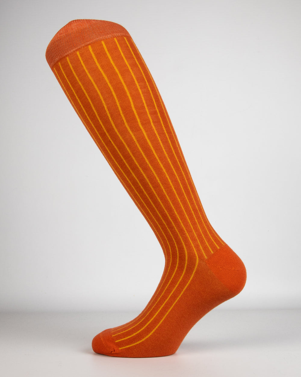 Costina in Cotone e Cashmere – Uomo — Arancione