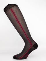 nero con riga rossa