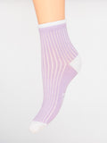 Costina Lurex in Filo di Scozia – Donna, colore Lilla - Yemega