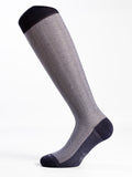 Spigata in Filo di Scozia – Uomo, colore Blu navy - Yemega