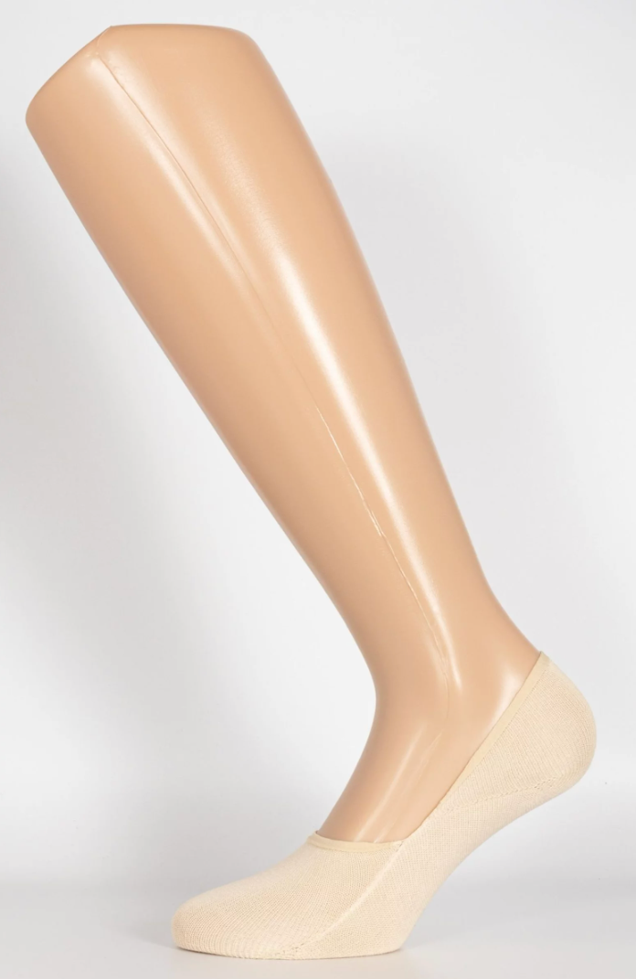 Silicone – Soletta Unisex in Filo di Scozia, 2 Paia — ecrù