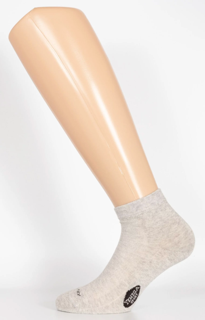 Classico – Mini Unisex in Cotone, 2 Paia — Grigio